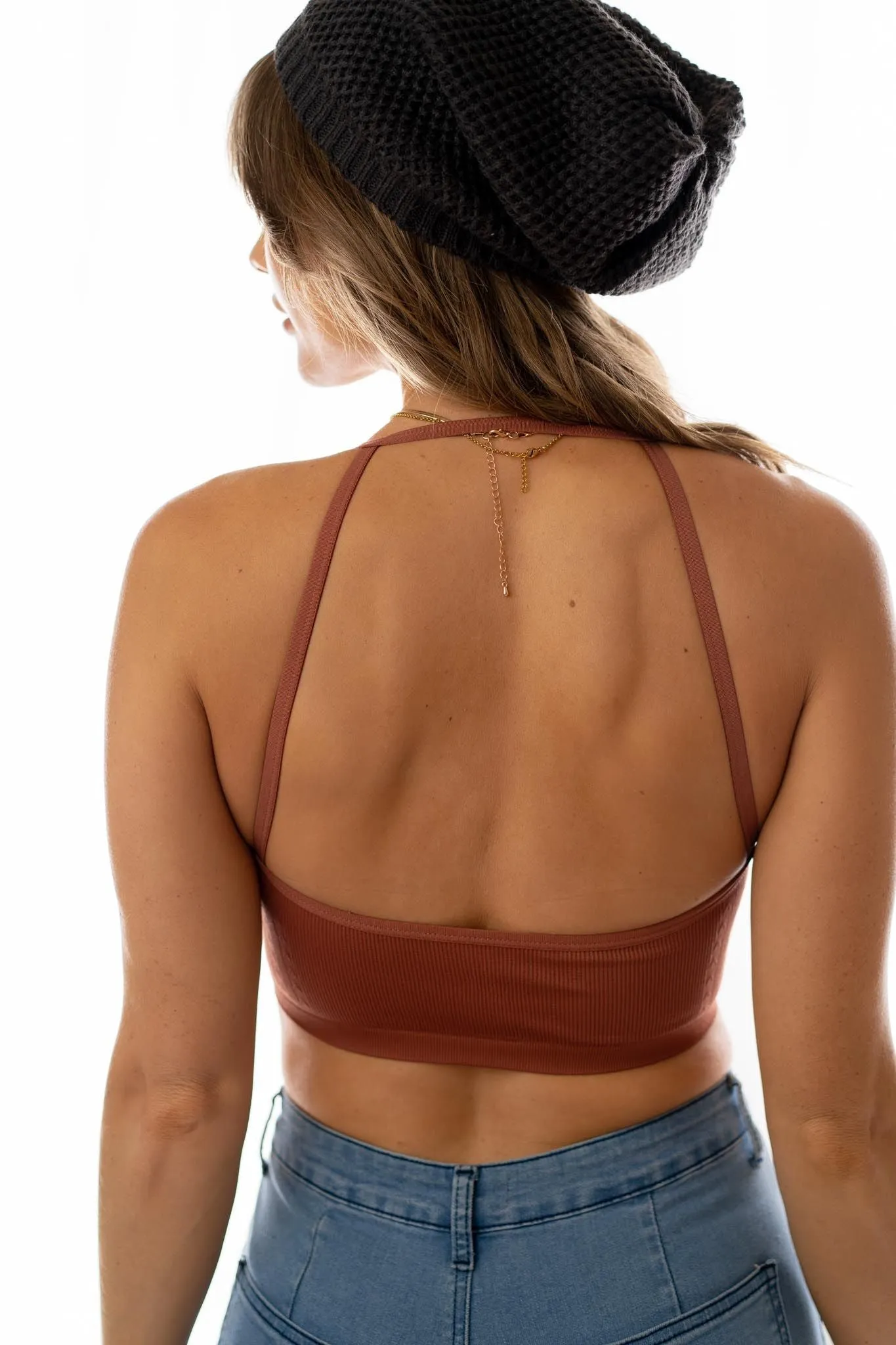 Sweet + Seamless Bralette - Rust