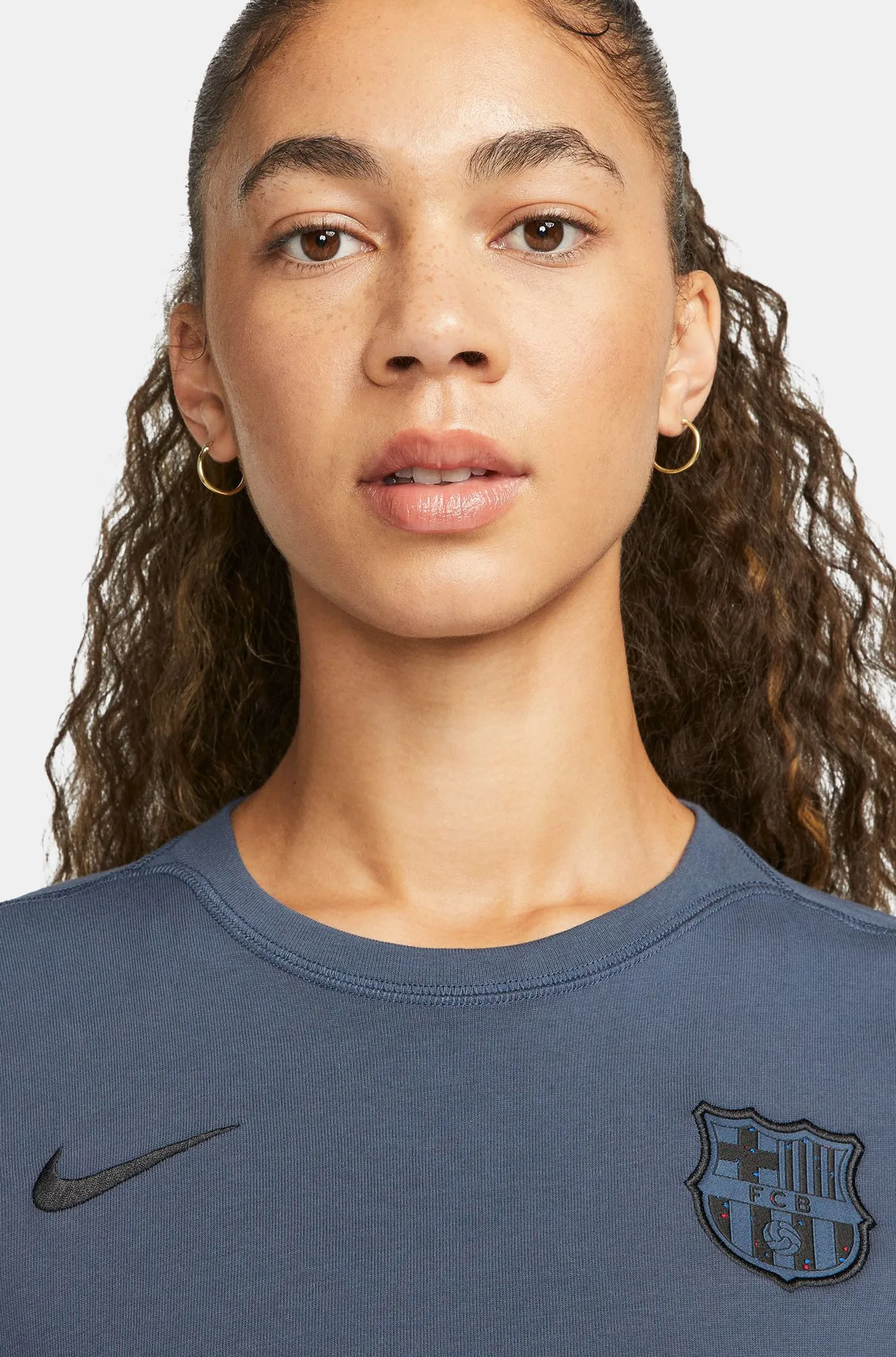 T-Shirt blue Bara Nike – Women