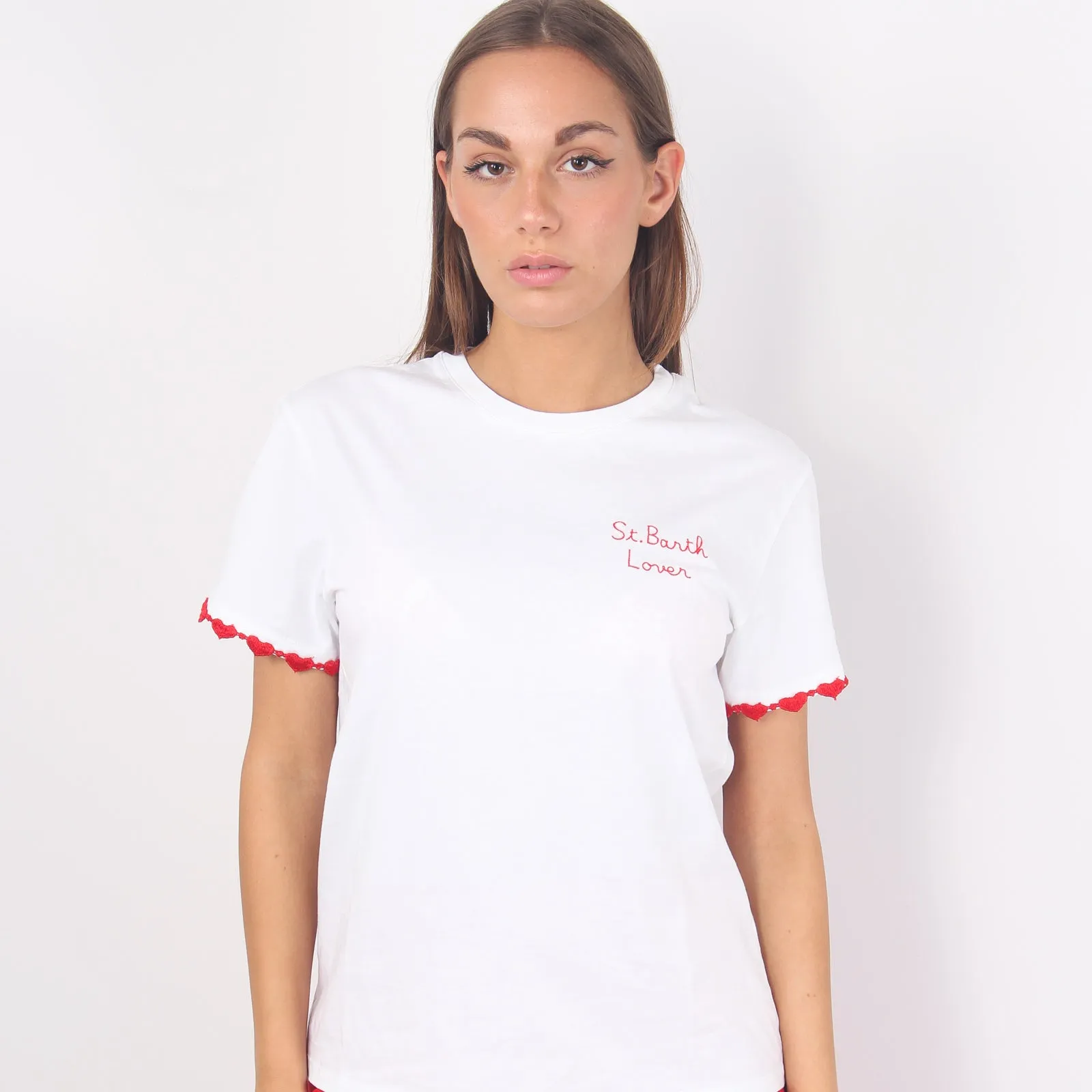 T-shirt St.barth Lover Bianco