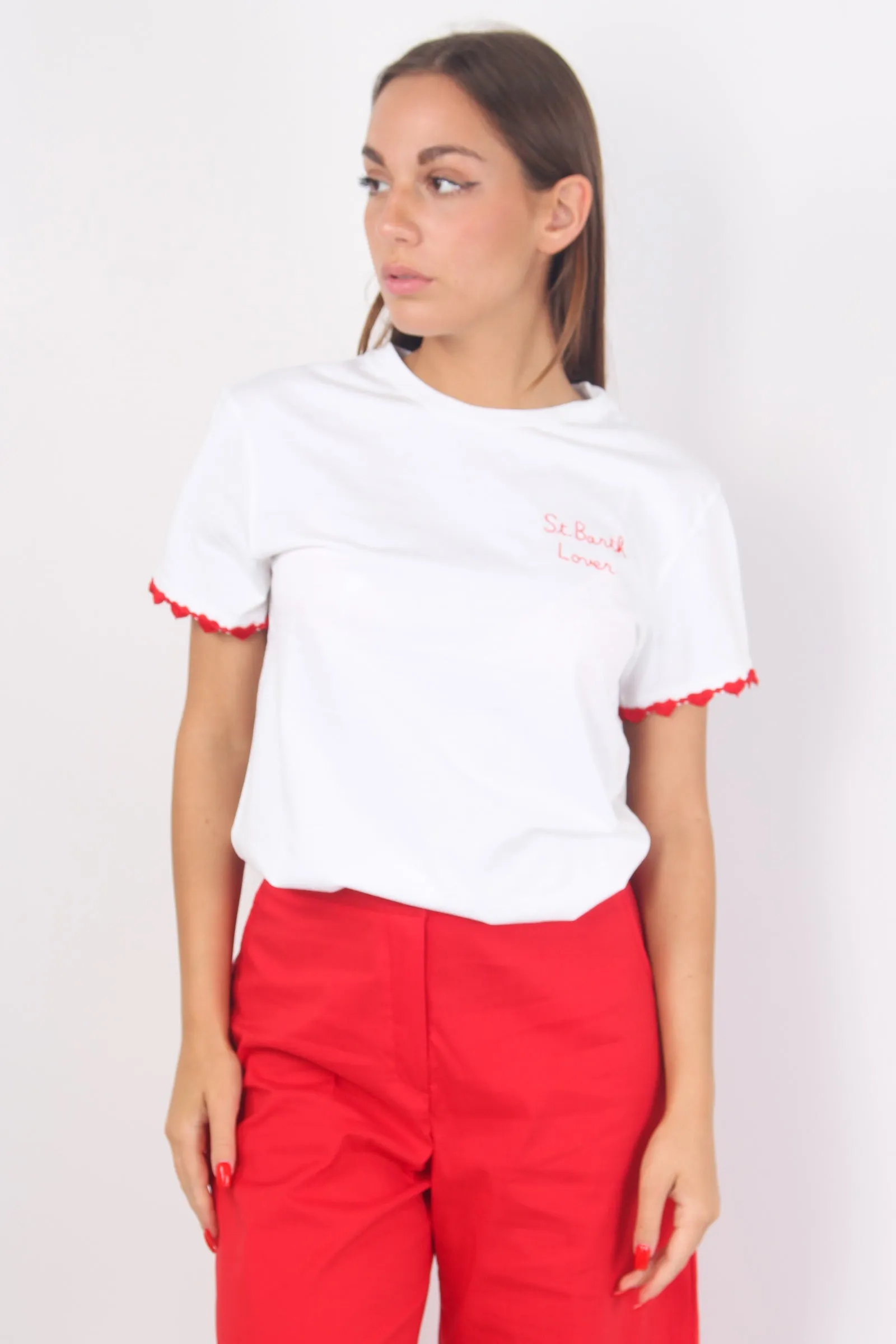 T-shirt St.barth Lover Bianco