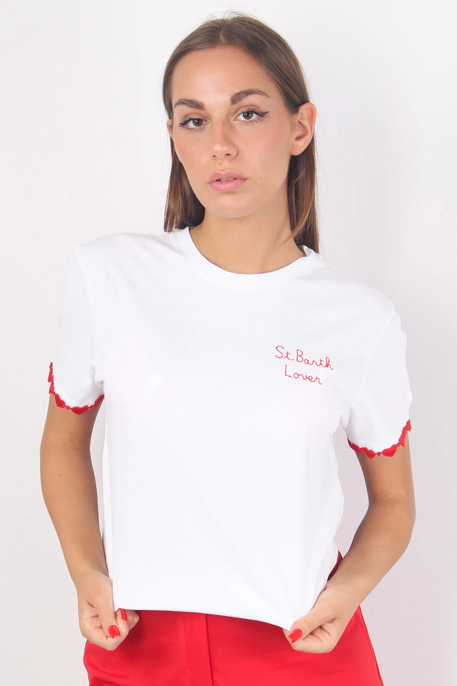 T-shirt St.barth Lover Bianco