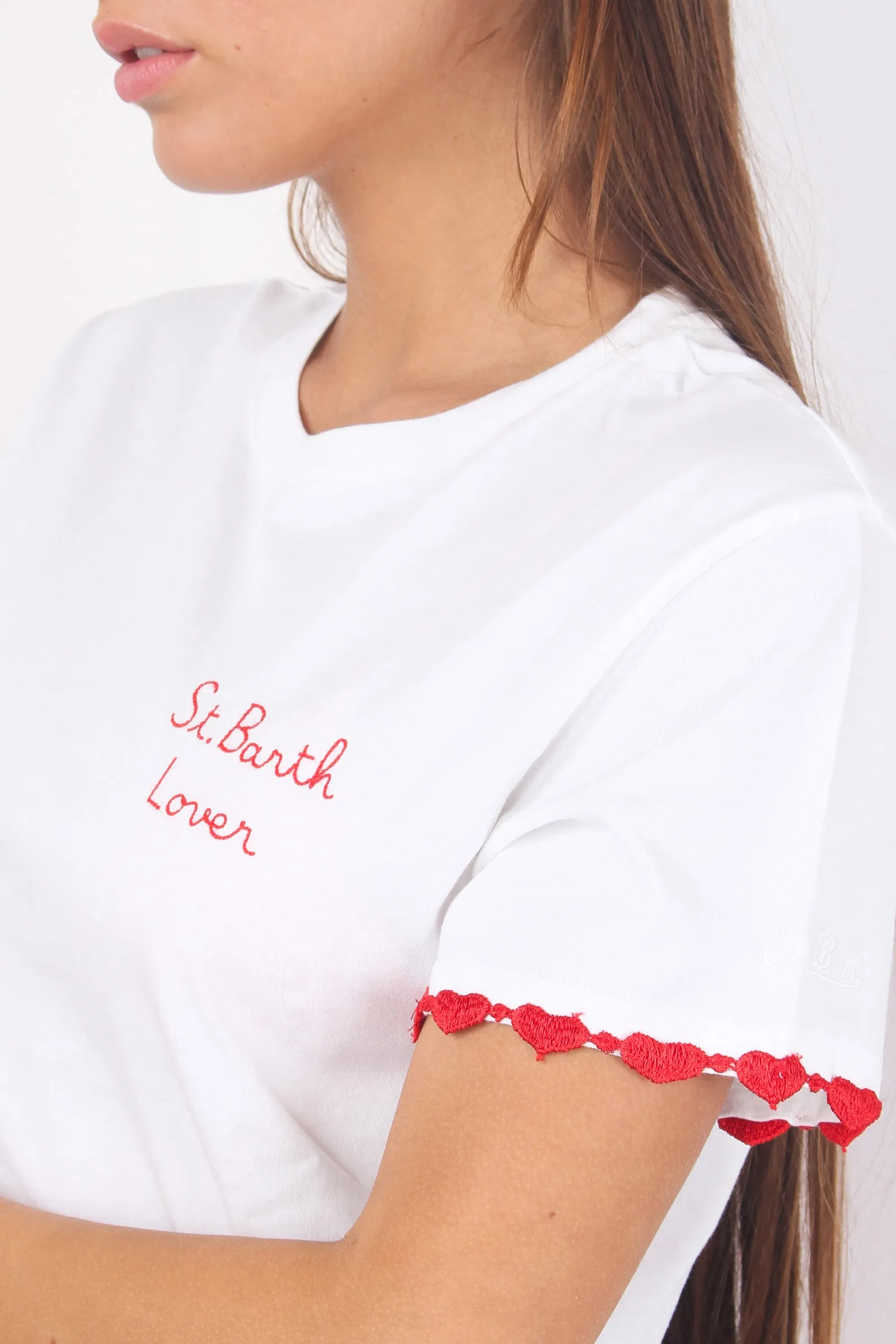 T-shirt St.barth Lover Bianco