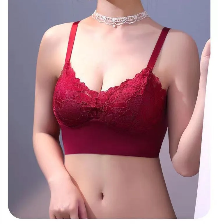 Top Beauty Back Lace Thin Section No Steel Bra