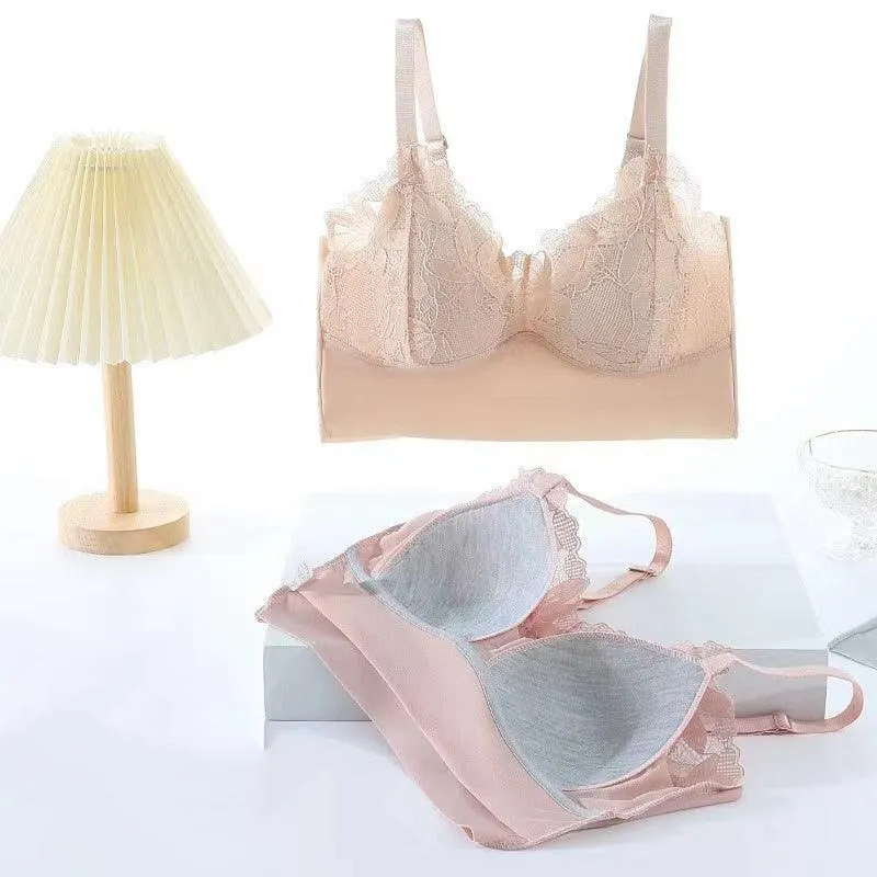 Top Beauty Back Lace Thin Section No Steel Bra