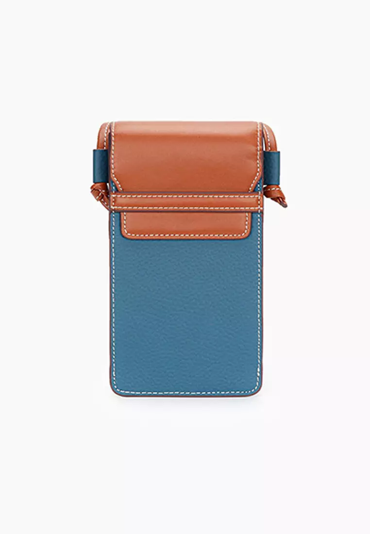 Twenty Eight Shoes Multi Purpose Color Matching Full Grain Leather Mobile Cross-Body Bag JW YT-133