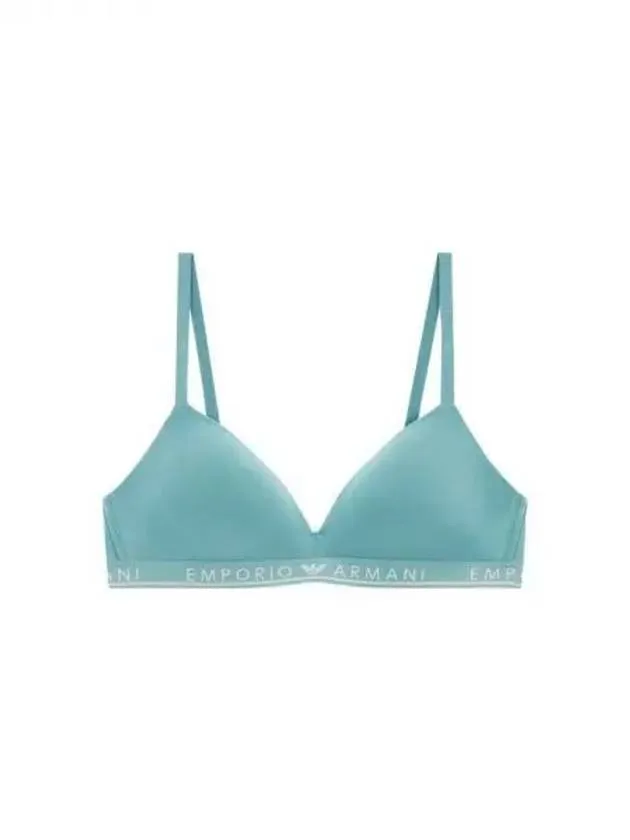 UNDERWEAR Overseas Station Season Big Chance 8 18 Women s Line Logo Band Triangle Bra Mint 270328