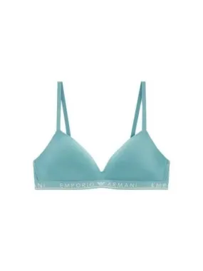 UNDERWEAR Overseas Station Season Big Chance 8 18 Women s Line Logo Band Triangle Bra Mint 270328