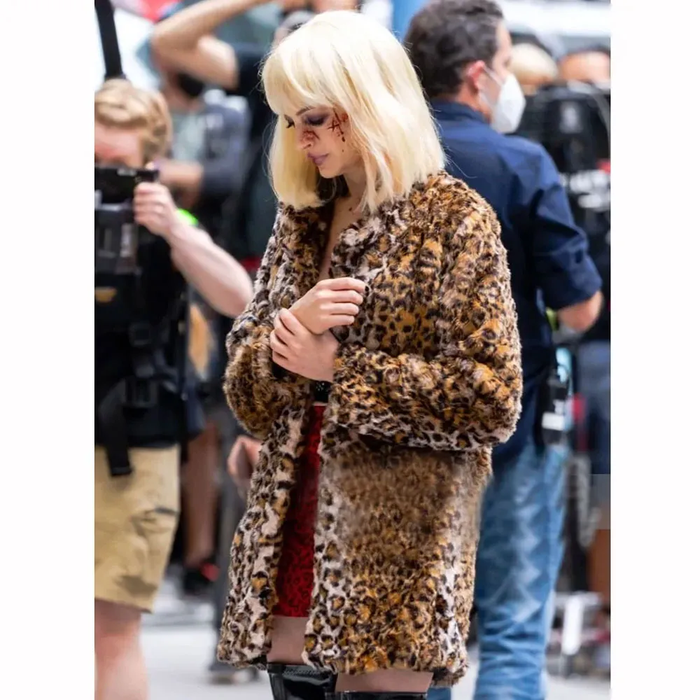 Wecrashed Rebekah Neumann Leopard Fur Coat