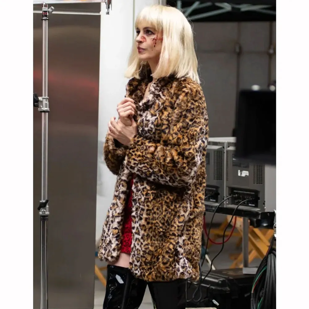 Wecrashed Rebekah Neumann Leopard Fur Coat