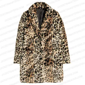 Wecrashed Rebekah Neumann Leopard Fur Coat