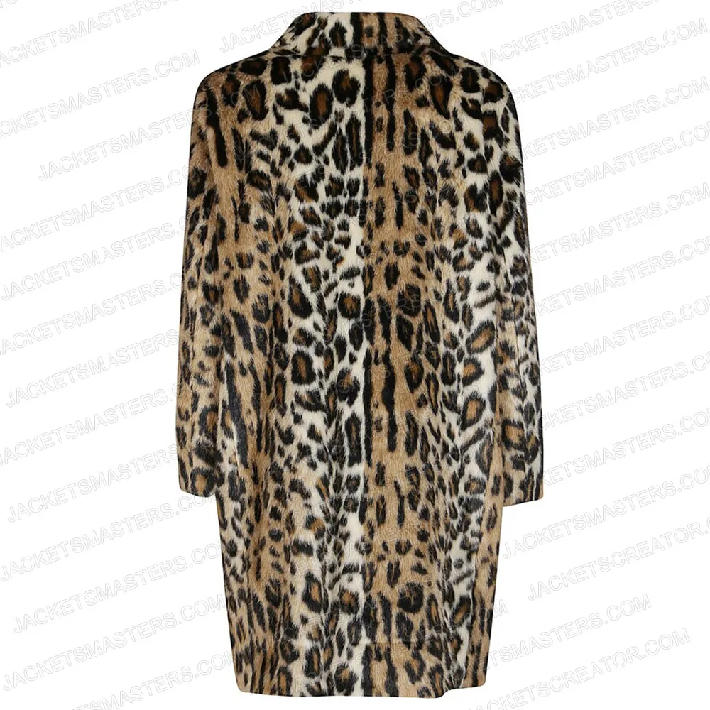 Wecrashed Rebekah Neumann Leopard Fur Coat