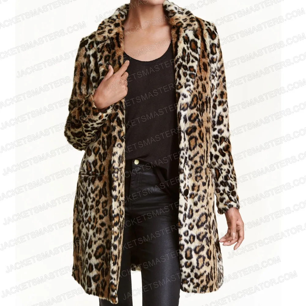 Wecrashed Rebekah Neumann Leopard Fur Coat