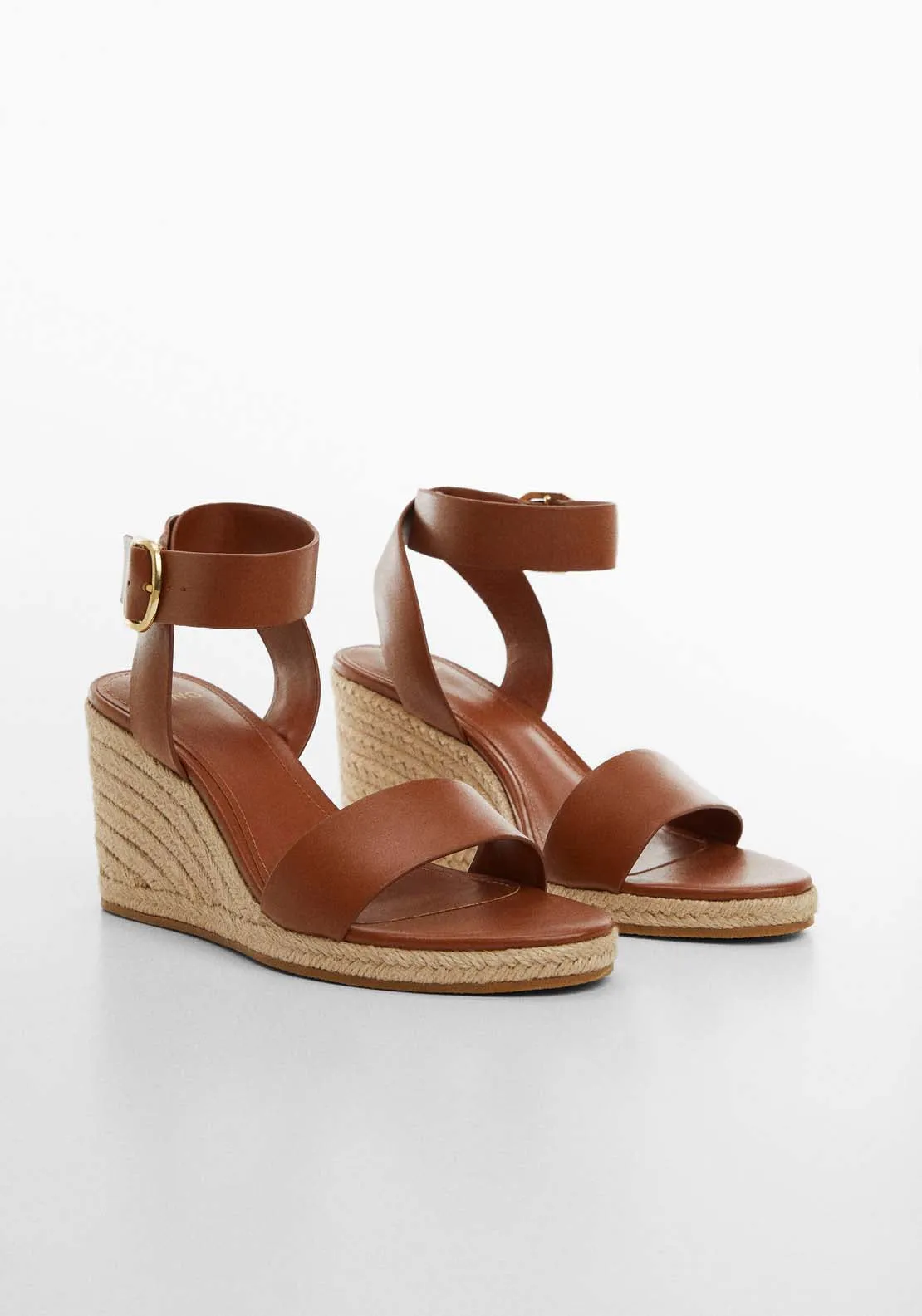 Wedge buckle sandals