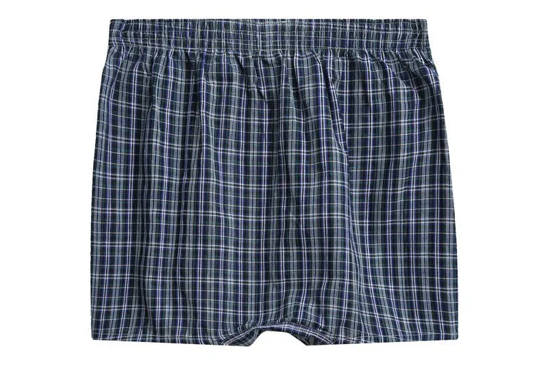 Xituodai 5Pcs/lot Boxer Men Thin Summer Underwear Cotton Man Big Size Short Breathable Plaid Flexible Shorts Boxer Male Underpan