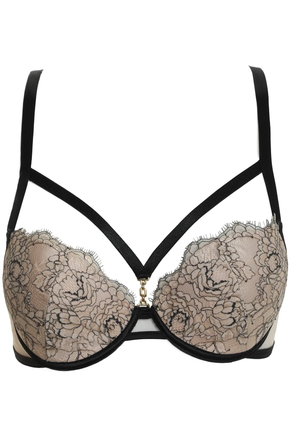 You Want It Darker Underwired Push Up Bra