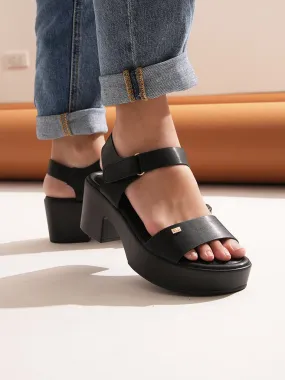 Zelene Platform Sandals