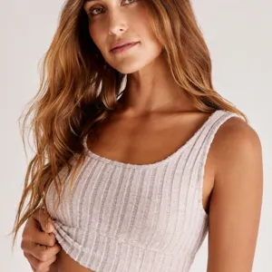 Zoe Rib Tank Bra