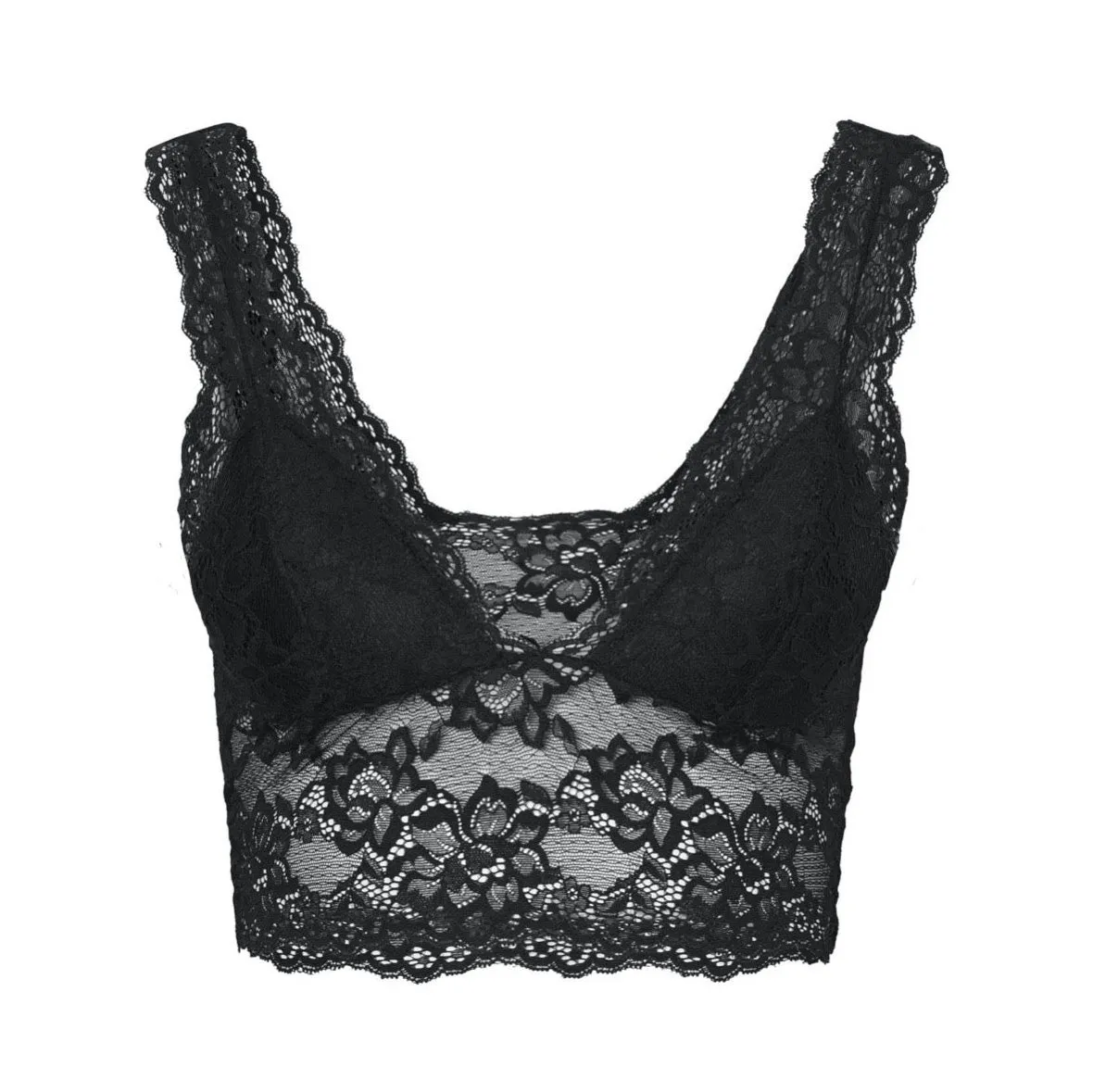 Zwarte Lina Kanten - Bralette