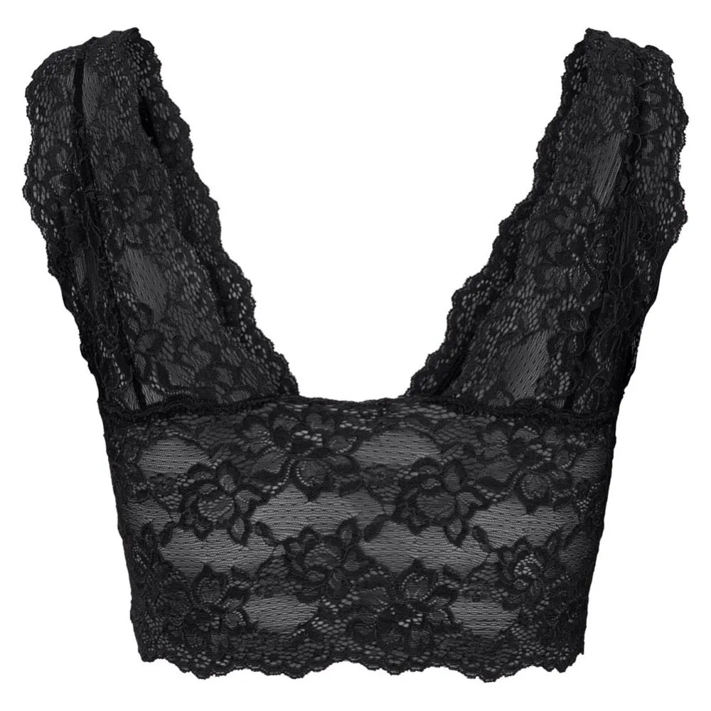 Zwarte Lina Kanten - Bralette